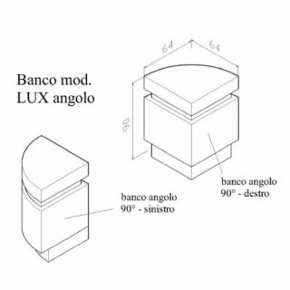 Banchi cassa mod. LUX